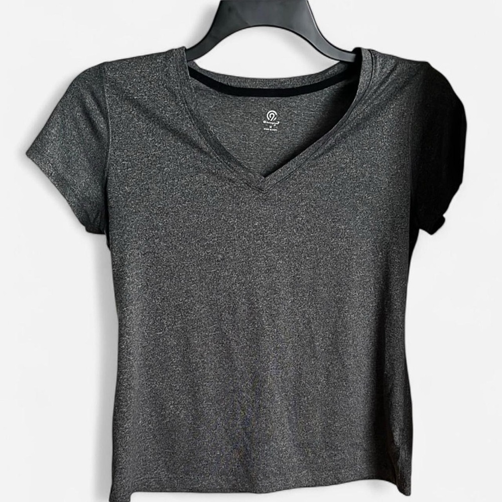 Champion Gray Fitted Short Sleeve T-Shirt